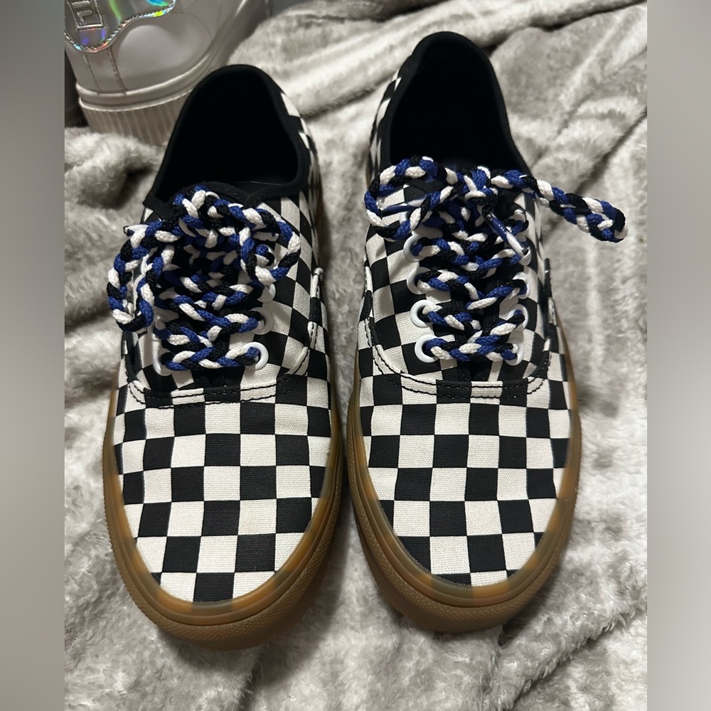 VANS AUTHENTIC CHECKERBOARD MOON ROCK OG SNEAKERS VN0009PVBZW